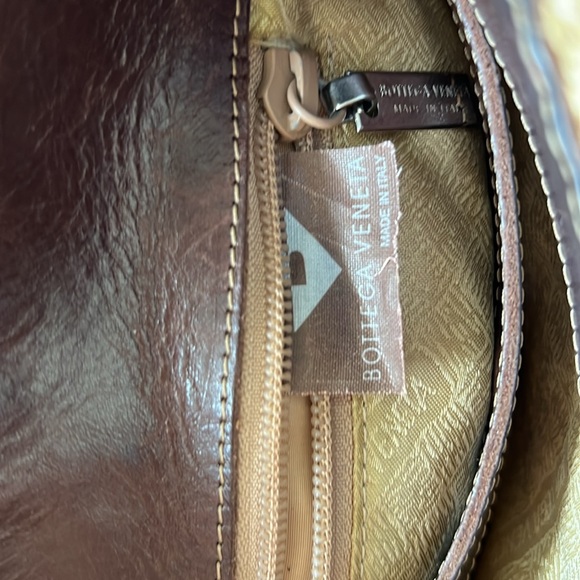 RARE Bottega Veneta Leather and Woven Jute Handbag, Authentic. European chic!! - Picture 8 of 11